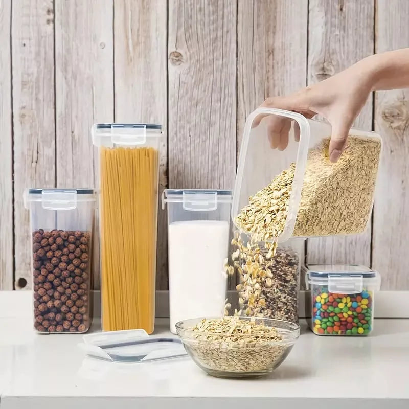 SET DE 7 CONTENEDORES HERMETICOS PARA ALIMENTOS