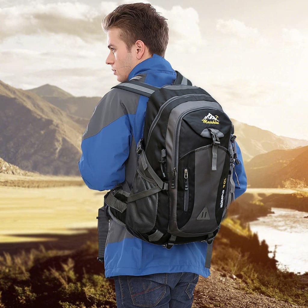 MOCHILA IMPERMEABLE PARA CAMPING 40 LITROS