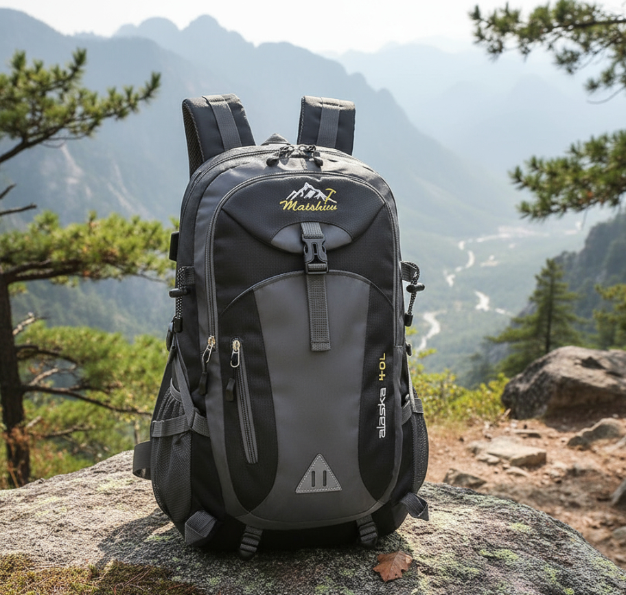 MOCHILA IMPERMEABLE PARA CAMPING 40 LITROS