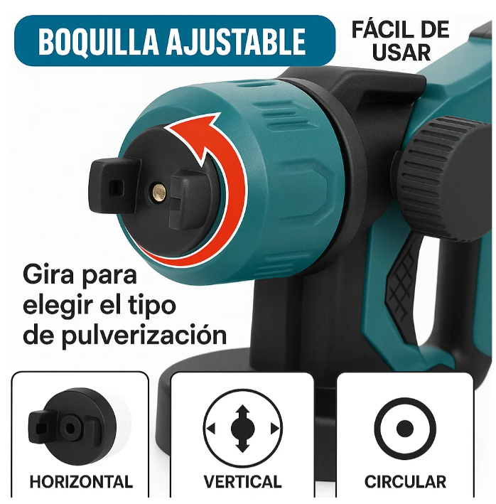 PISTOLA DE PINTURA INALAMBRICA