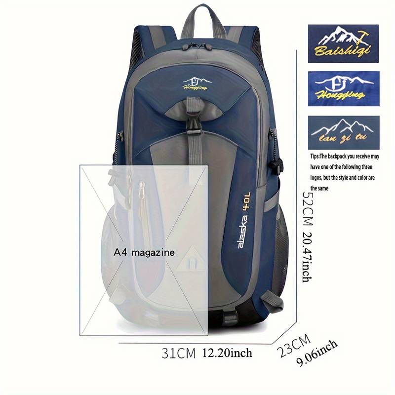 MOCHILA IMPERMEABLE PARA CAMPING 40 LITROS