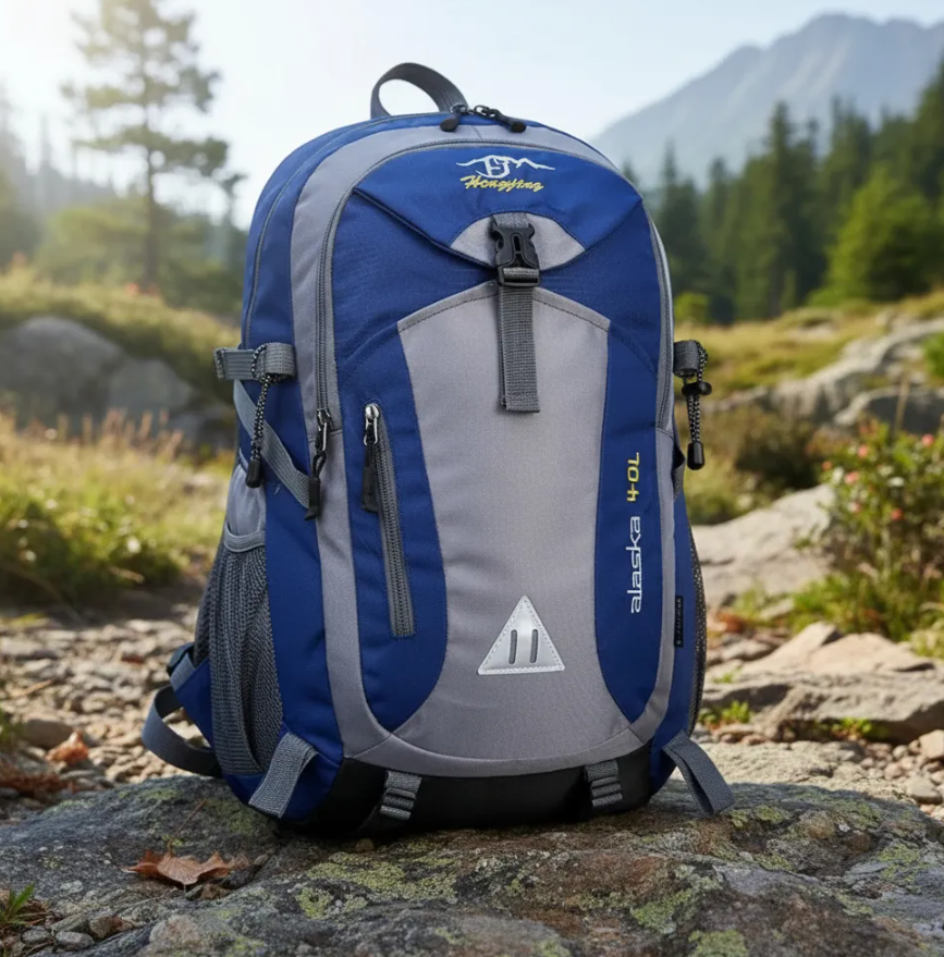 MOCHILA IMPERMEABLE PARA CAMPING 40 LITROS