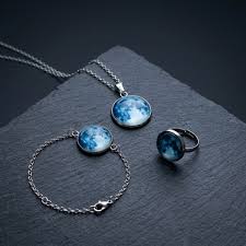 Luna Eterna – Conjunto de Joyería Cielo Nocturno